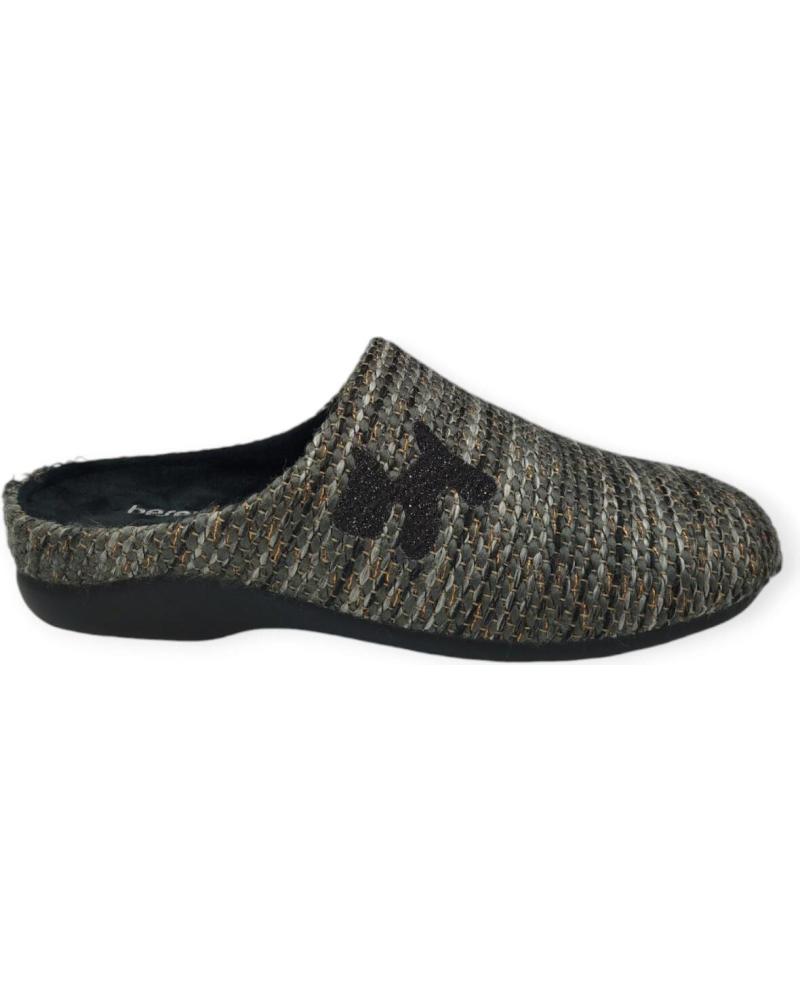 Pantufas de Mulher BEREVERE ZAPATILLA CASA GRIS