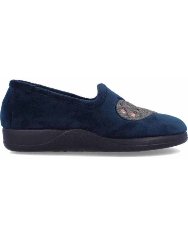 Pantufas de Mulher VALVERDE DEL CAMINO ZAPATILLA D VALVERDE 1172 AZUL