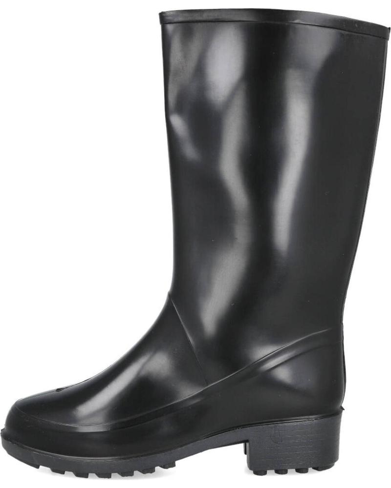 Botas de agua de Mujer L&R SHOES LR SHOES 158-OF-24518-AROSA BOTAS DE AGUA PARA MUJER NEGRO