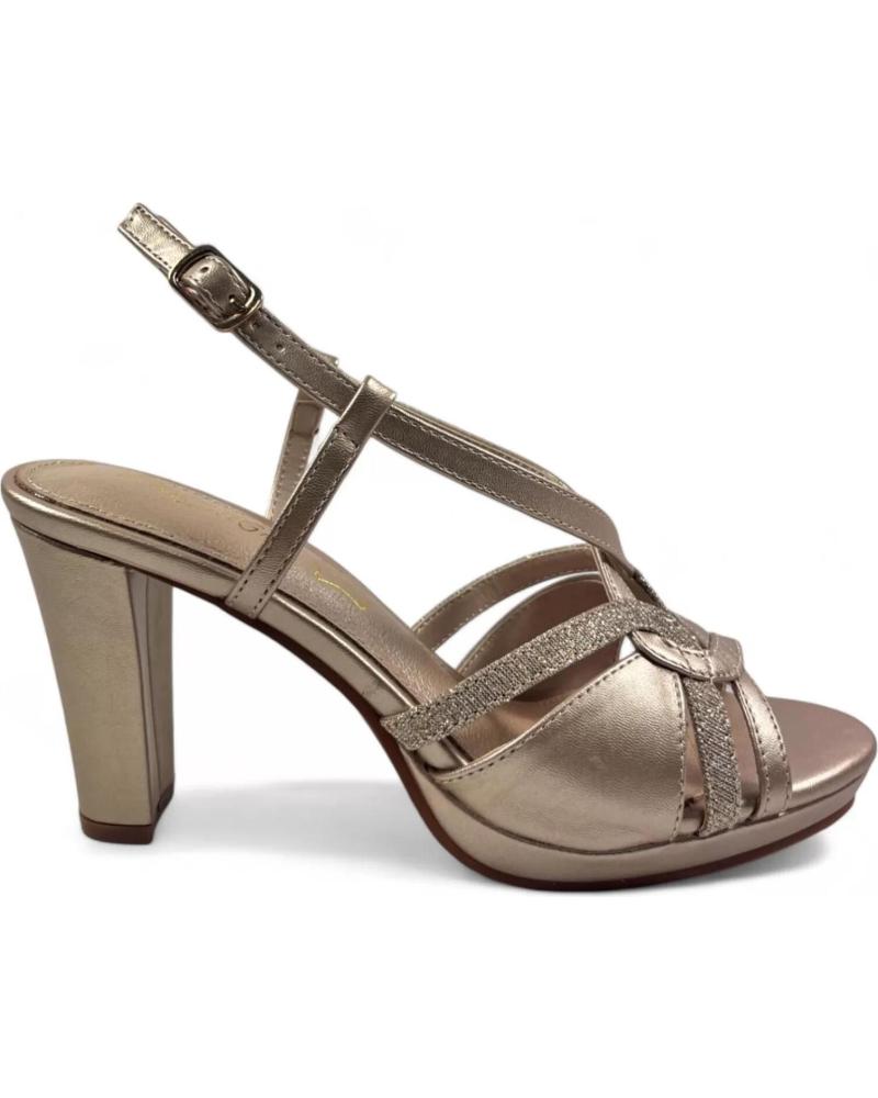 Sandalias de Mujer TIMBOS SANDALIA TACON FIESTA MUJER TAUPE 130763 VERDE