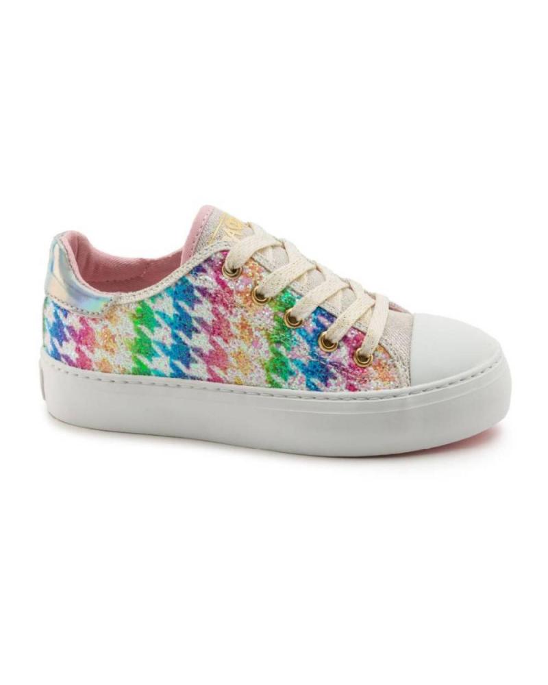Esportes de Mulher e Menina PAOLA PABLOSKY - ZAPATILLA LONA FANTASIA COLORES BLANCO GLITER