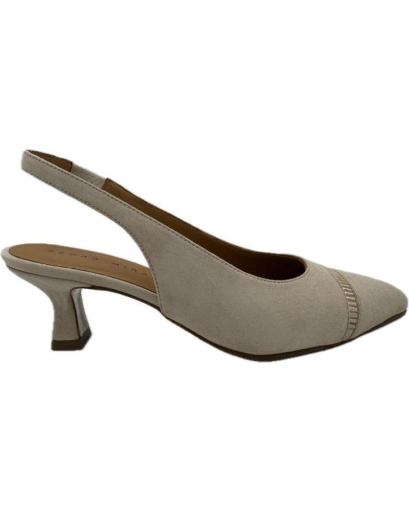 Sandalias de Mujer PEDRO MIRALLES ZAPATO SALON ELASTICO HABANA DE BEIGE