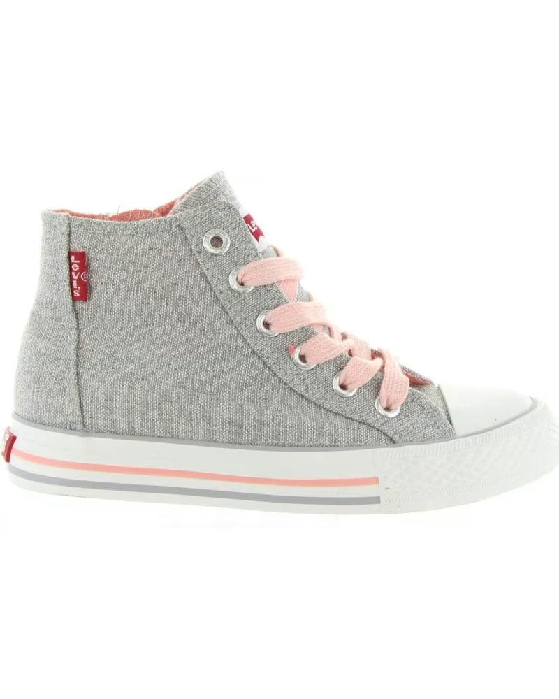 Deportivas de Mujer y Niña y Niño Levis VTRU0007T Trucker Hi 0050 Silver