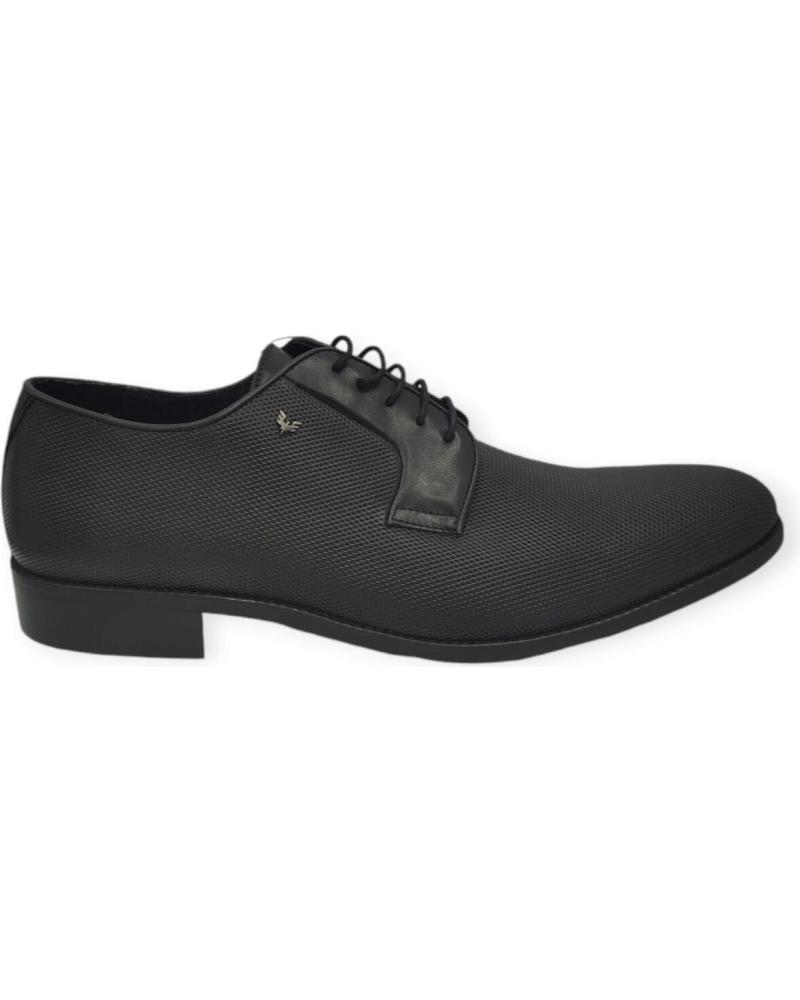 Sapatos de Homem BECOOL ZAPATO PIEL CALADO NEGRO