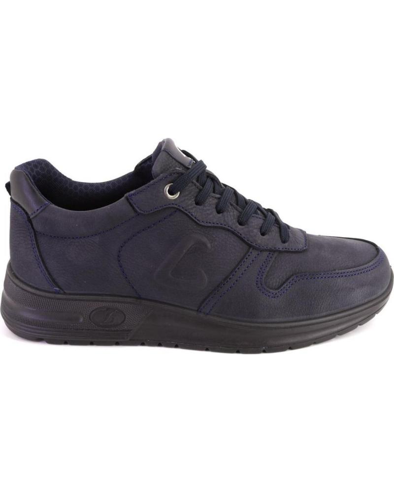 Deportivas de Hombre LUISETTI 36201 ZAPATILLAS CASUAL DE HOMBRE NOBUK AZUL MARINO