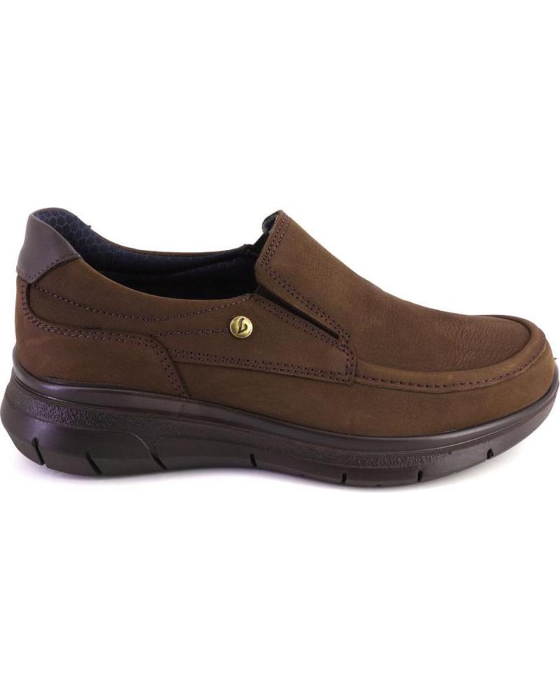 Mocasines de Hombre LUISETTI 36118 MOCASINES DE HOMBRE NOBUK MARRON