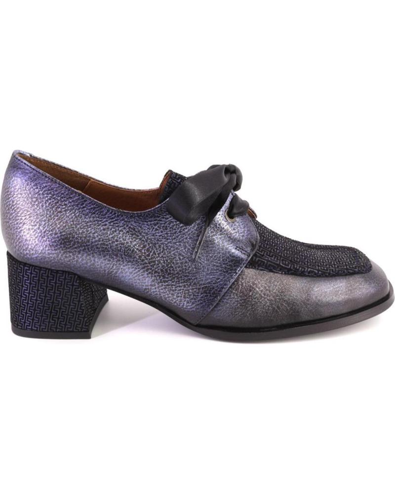 Sapatos de Mulher SALONISSIMOS TALITHA ZAPATOS CON CORDONES DE MUJER PIEL AZUL