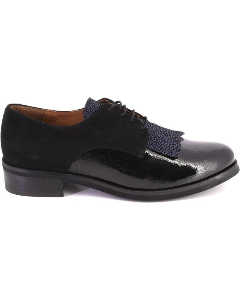 Sapatos de Mulher SALONISSIMOS YANERY ZAPATOS CON CORDONES DE MUJER NEGRO
