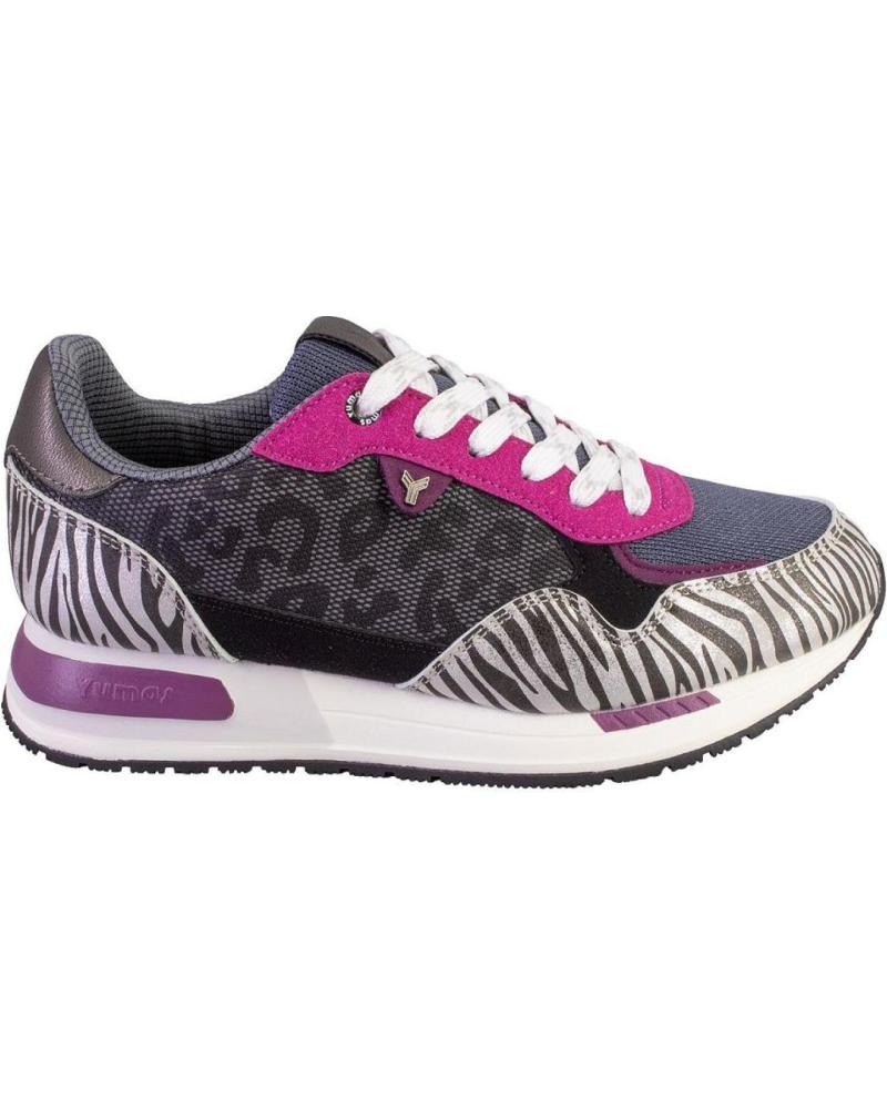 Sapatilhas de Mulher YUMAS BONNIE ZAPATILLAS CASUAL DE MUJER ORO GRIS