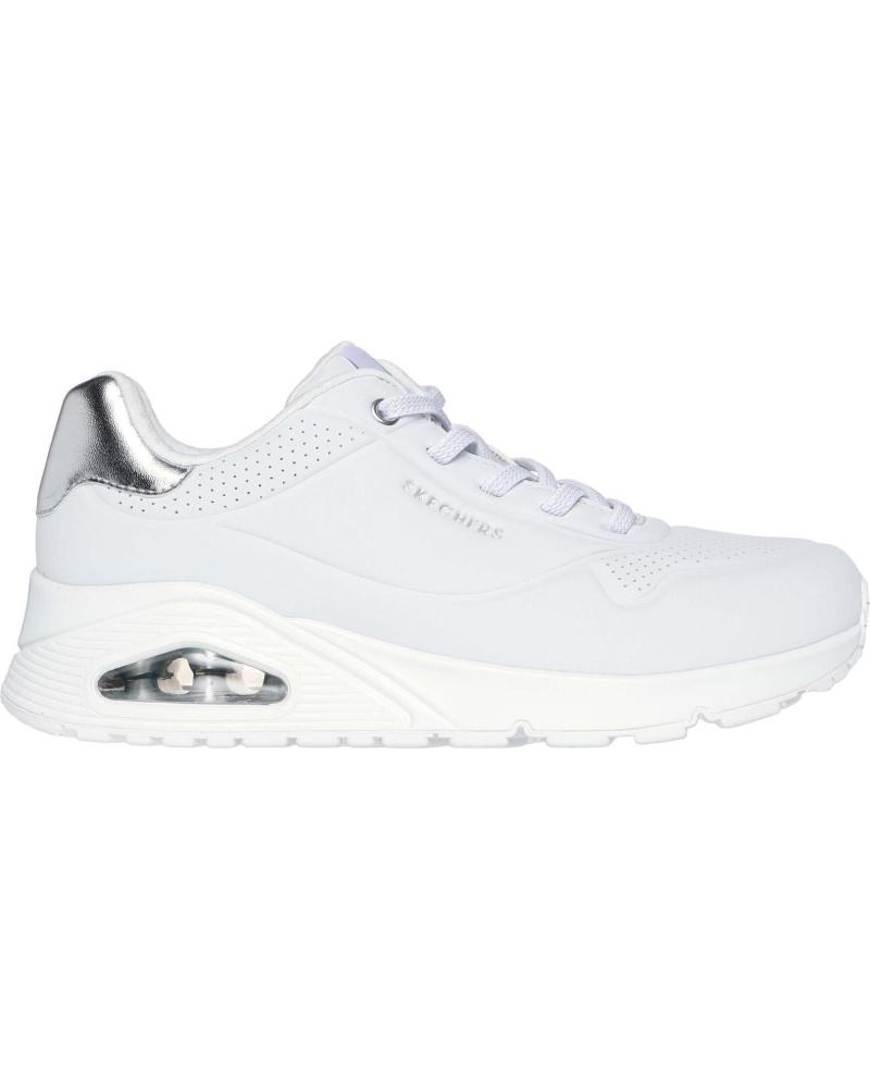 ZAPATILLAS SKECHERS UNO SHIMMER AWAY MUJER BLANCO BLANCO