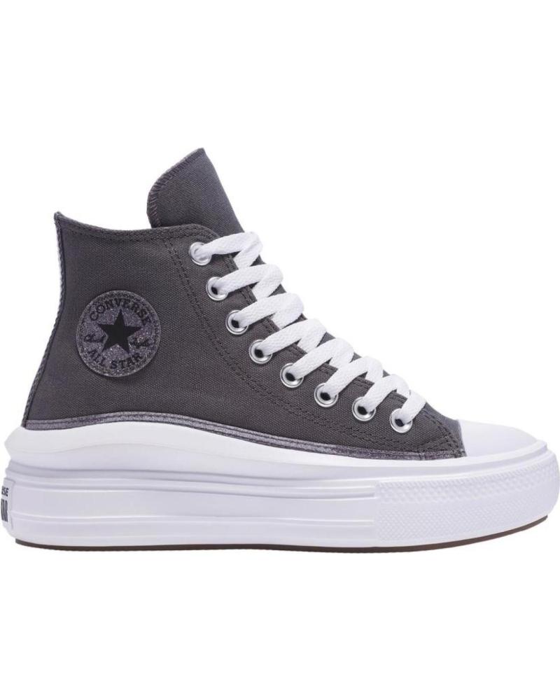 Deportivas de Mujer CONVERSE A11115C CHUCK TAYLOR ALL STAR MOVE GLITTER DARK MATTER-BLACK-WHITE
