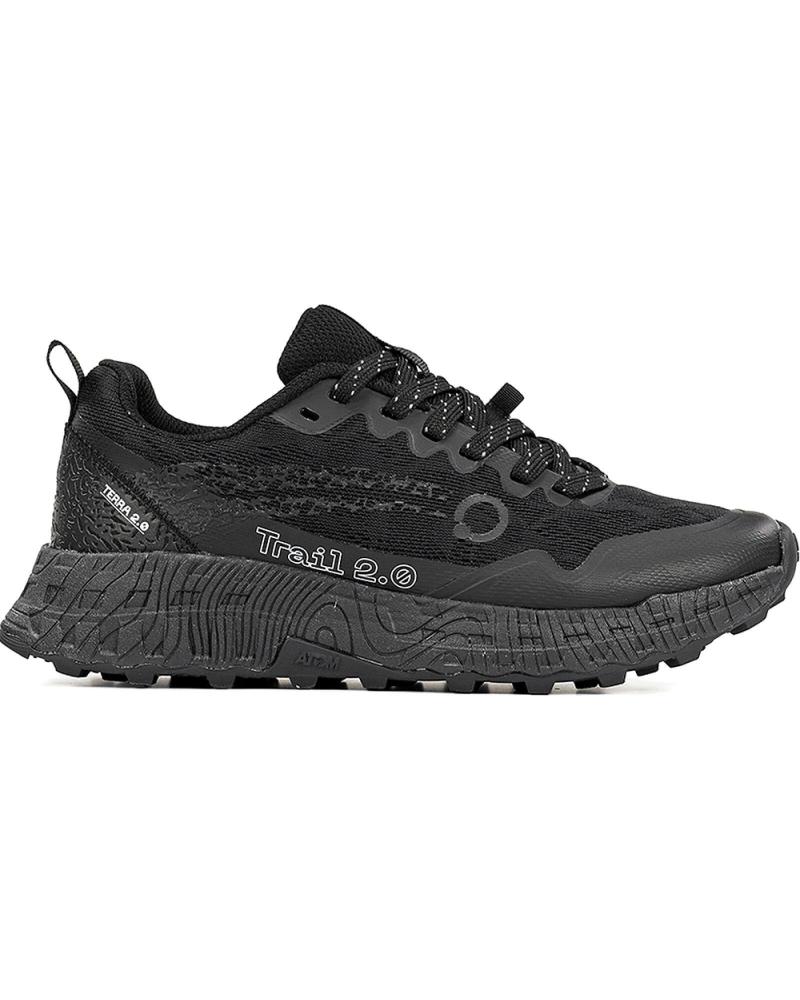 Deportivas de Mujer FLUCHOS DEPORTIVAS PARA MUJER ATOM AT159 TERRA V2 LOW DENSITY BLACK