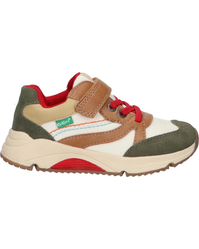 Deportivas de Niño KICKERS 959952-30 RUNRUN 203 KAKI CAMEL ROUG