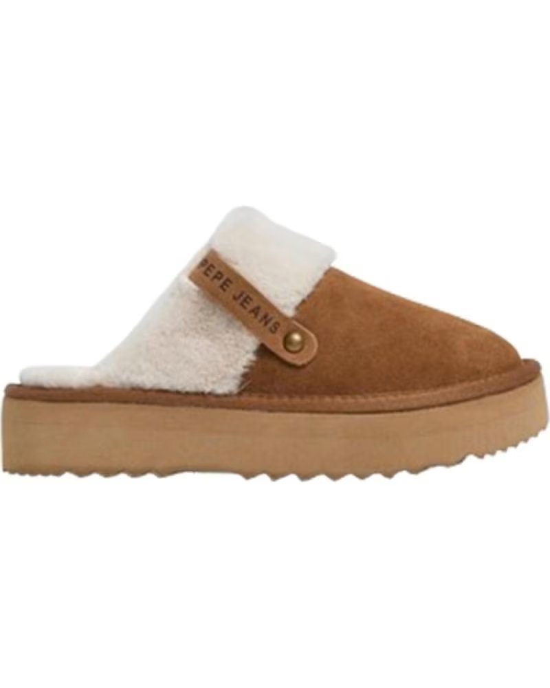 Zuecos Pepe Jeans Dissy Nort PLS10421-879 Marrón Browm