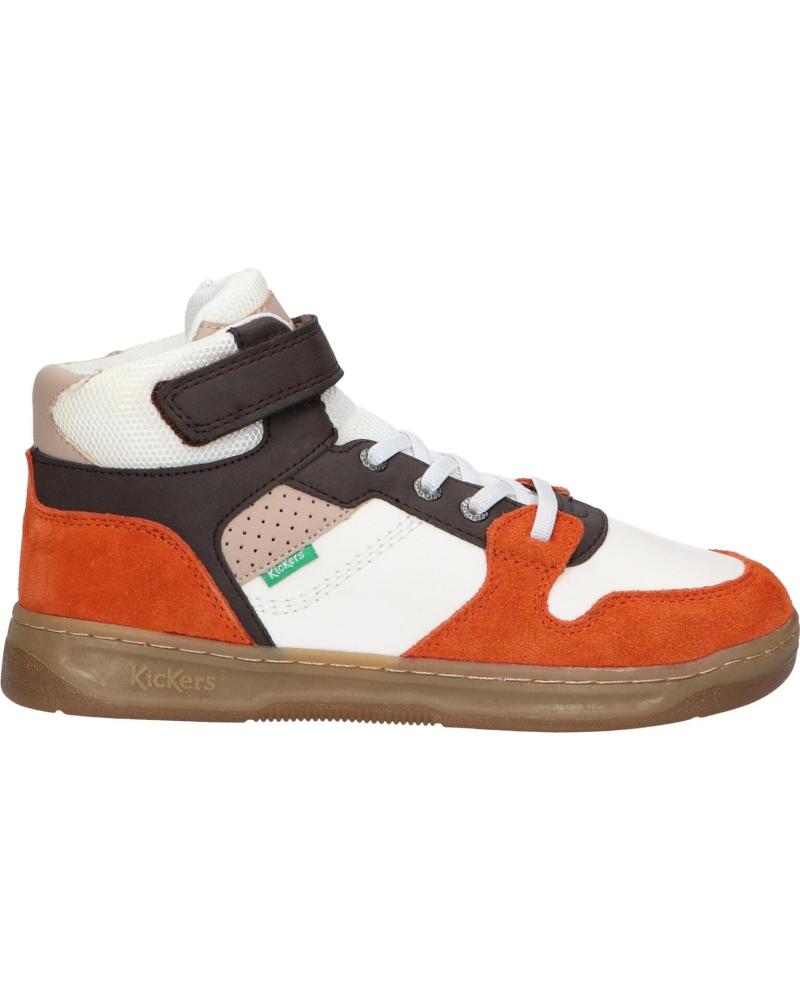 Botines de Niño KICKERS 972790-30 KICKADO 93 MARRON BLANC