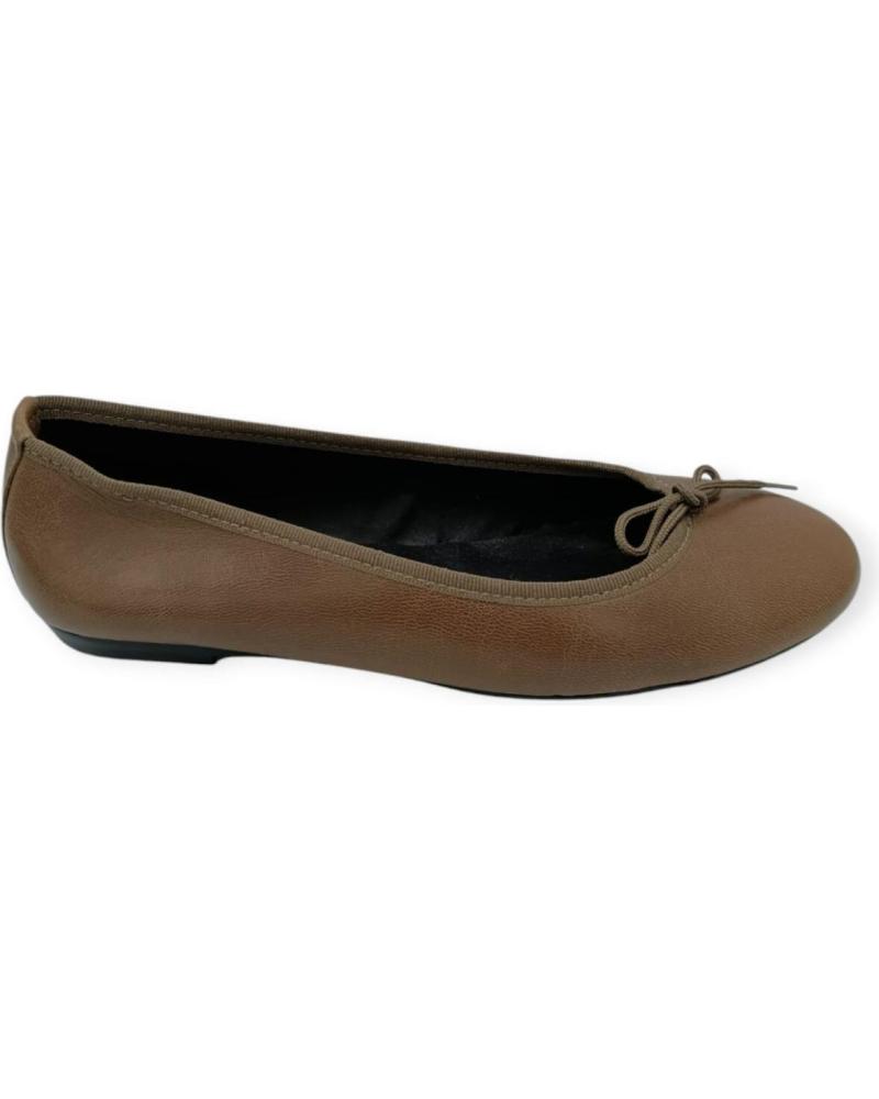 Sapatos de Mulher ABRIL MANOLETINA PIEL EN MARINO O TAUPE 7000 MARRN