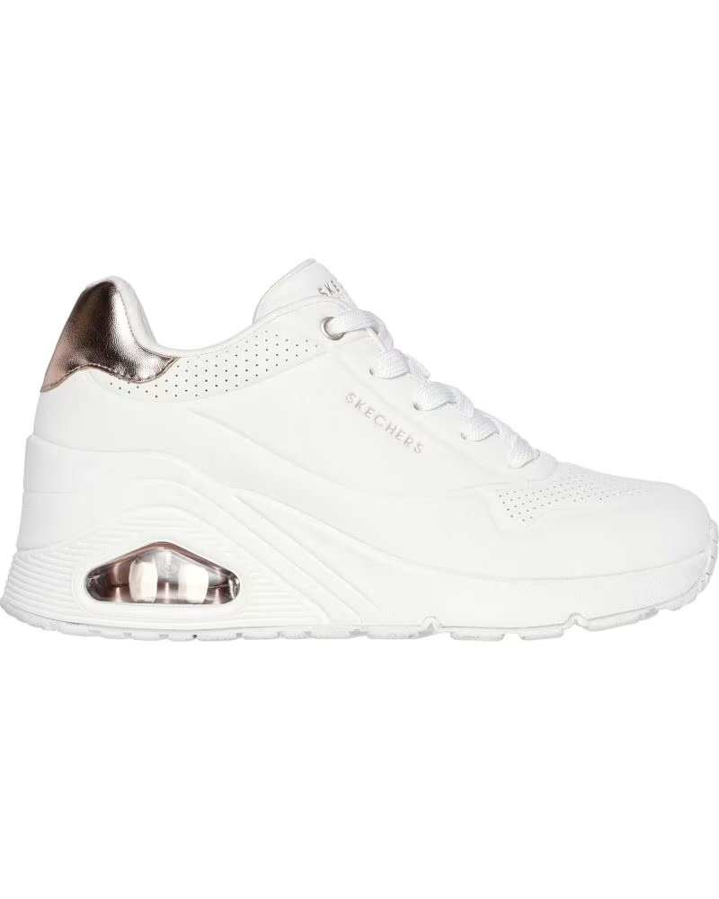 Deportivas de Mujer Skechers 177520-WHT Uno Wedge White