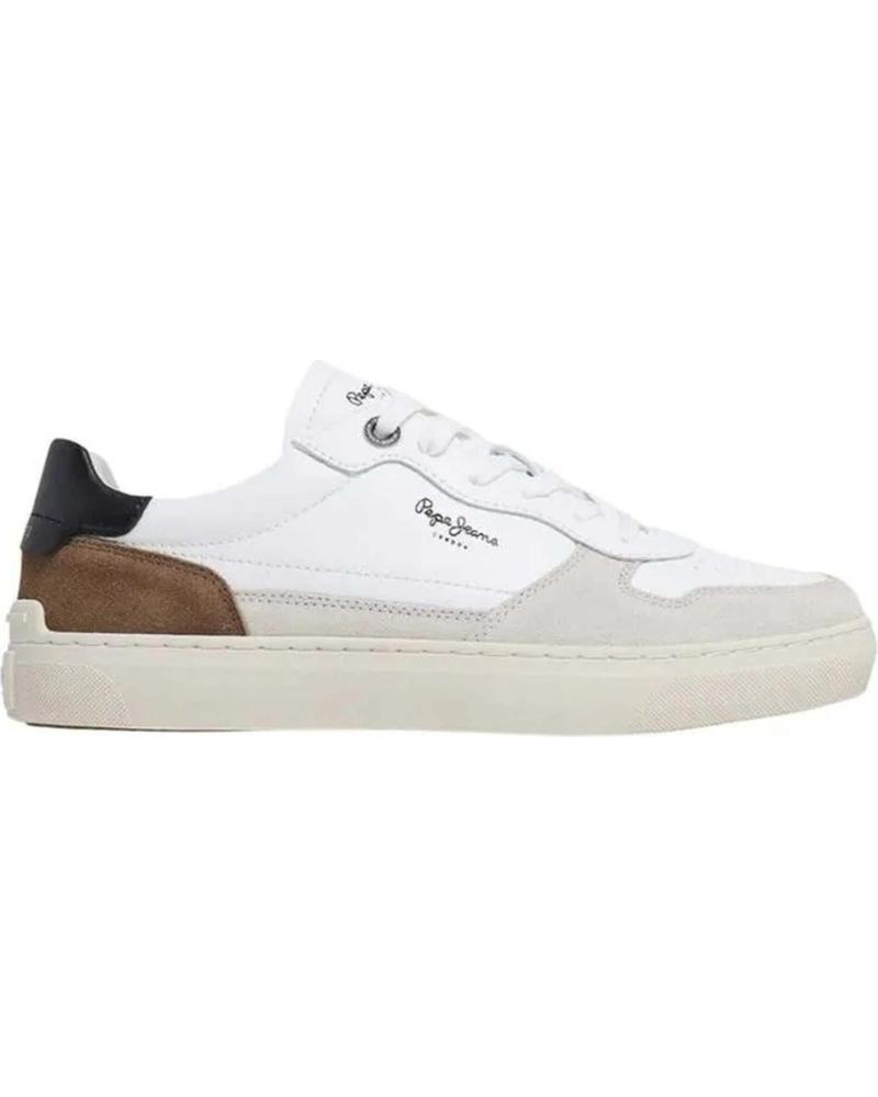 Deportivas de Hombre PEPE JEANS PMS00019-802 CAMDEN NATURE M OPTIC WHITE