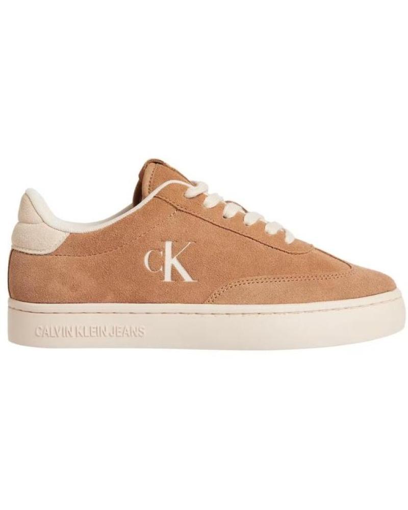 Deportivas de Mujer CALVIN KLEIN ZAPATILLAS CLASSIC CUPSOLE LACEUP WT WM CAMEL