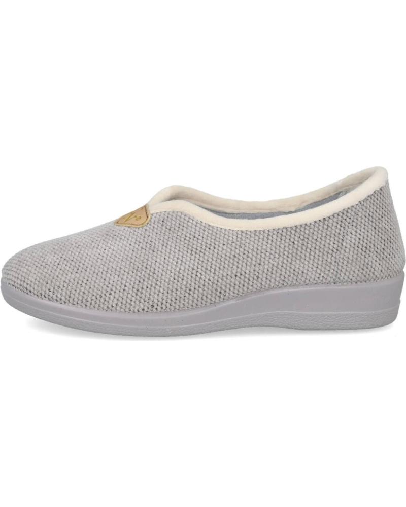 L&R SHOES ZAPATILLAS DE CASA NATALIA 592 GRISES PARA MUJER GRIS