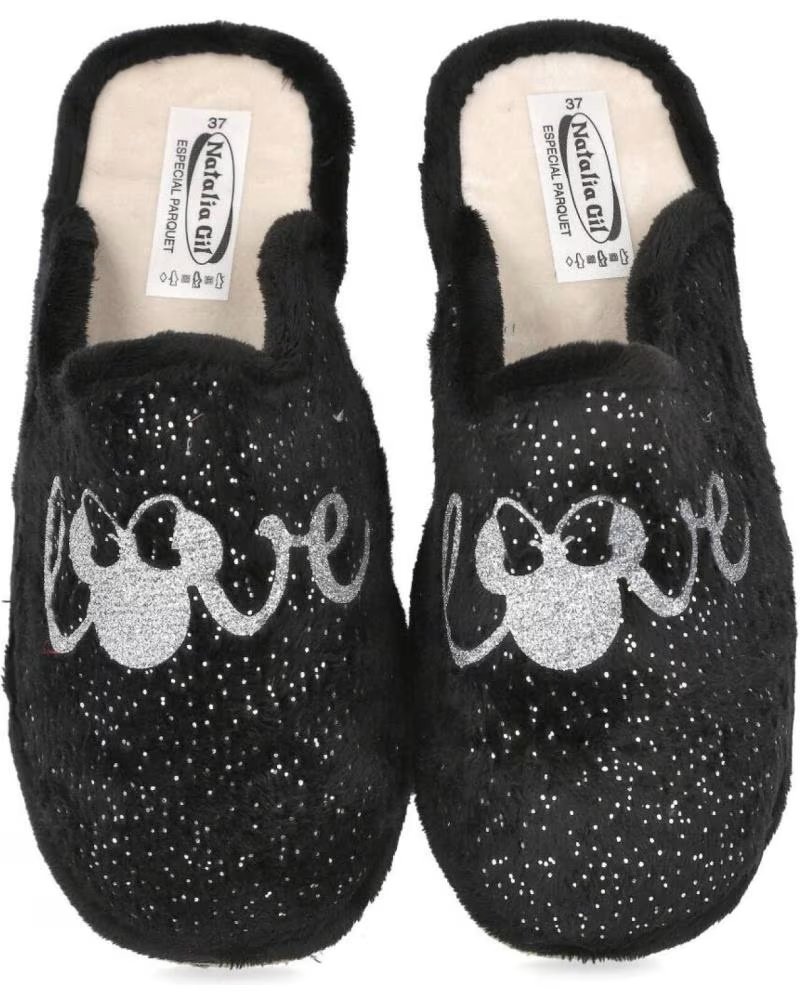de lr shoes natalia 3011 zapatillas de casa para mujer negro