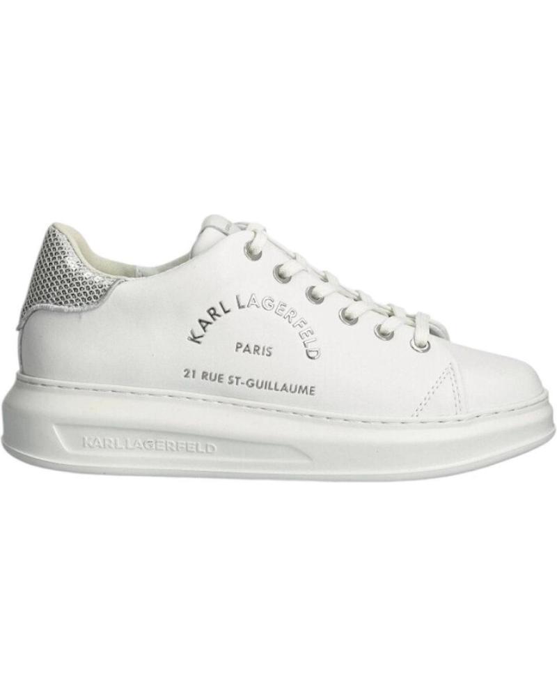 Deportivas de Mujer KARL LAGERFELD ZAPATILLAS KAPRI MAISON SEQUIN TRIM BLANCO