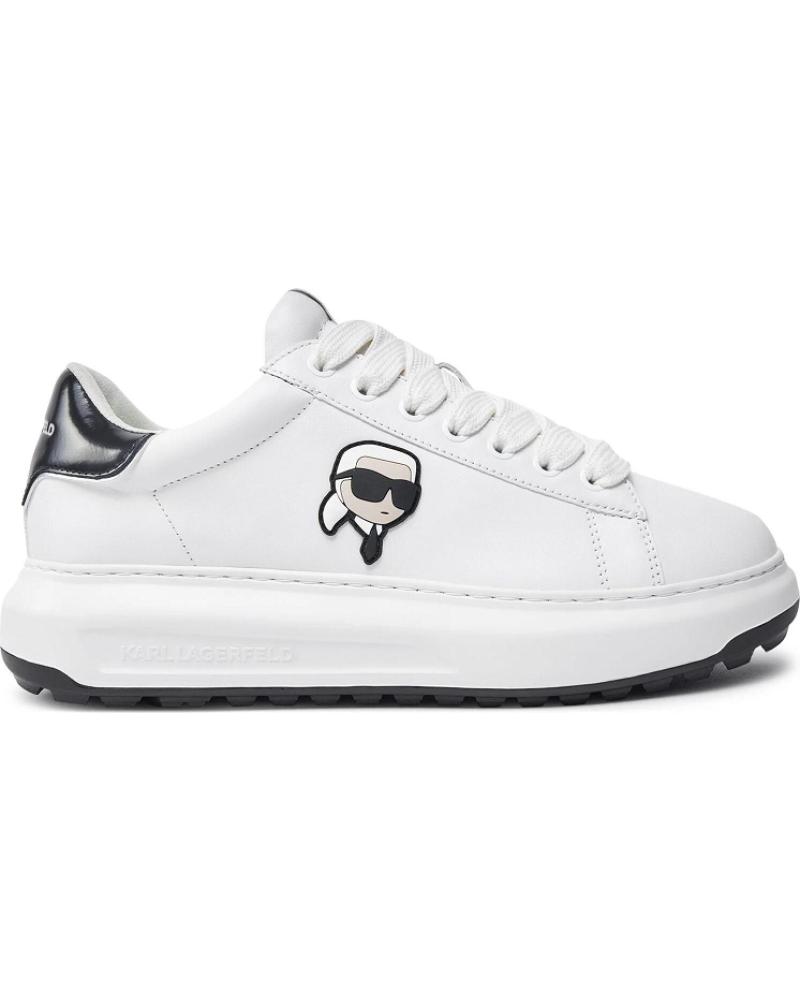 Deportivas de Hombre KARL LAGERFELD ZAPATILLAS KAPRI LUG KARL NFT LO LACE BLANCO
