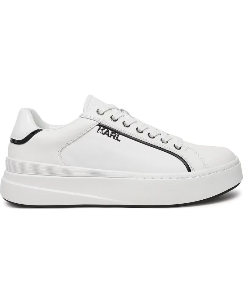 Karl Lagerfeld Kronos Lo Lace Lthr KL54020 Blanco