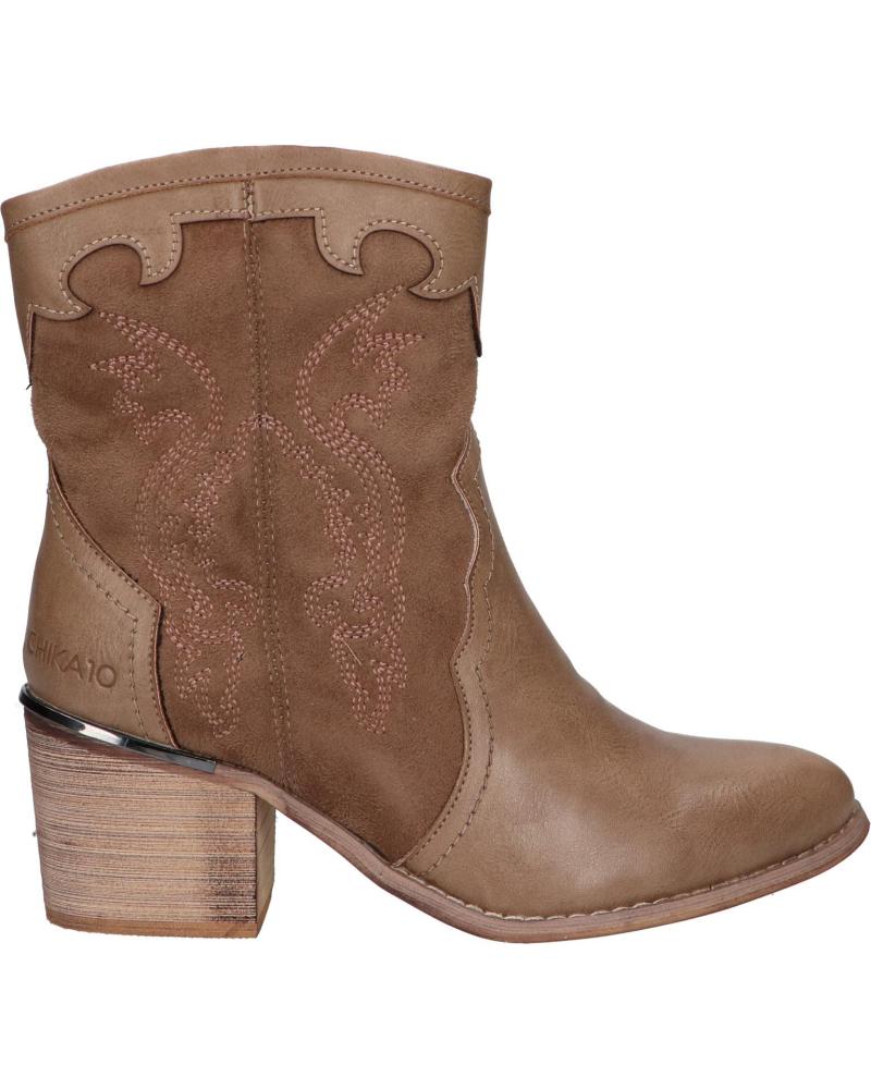 Botines de Mujer CHIKA10 LILY 30 TAUPE-TAUPE