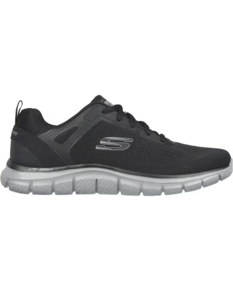 Zapatillas Skechers Track Broader para Hombre Bkcc Neg-gris