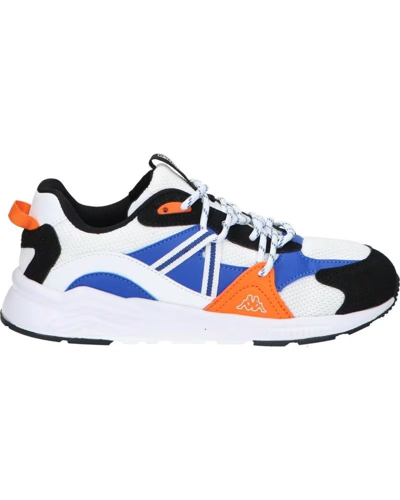 Deportivas de Niña y Niño Kappa 341E4W London Jr Lace A31 White-blue Royal