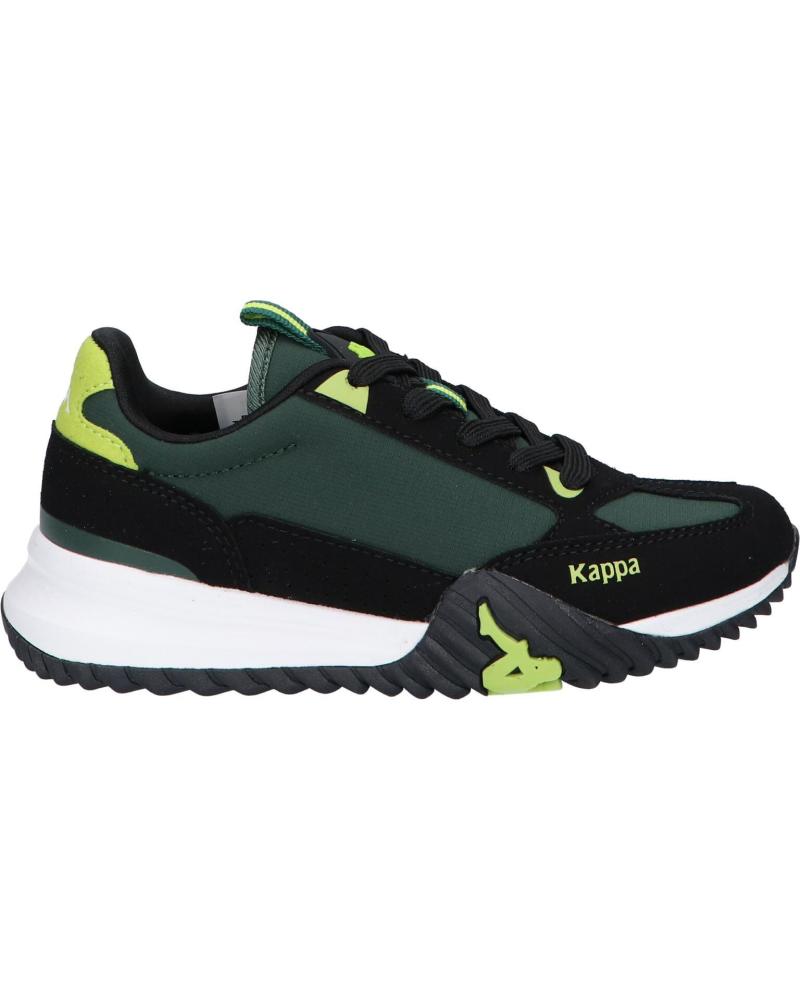 Deportivas de Niño KAPPA ZAPATILLA NINO AUTHENTIC ARKLOW NEGRA Y VERDE 321U7XW NEGRO