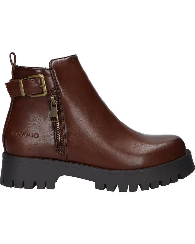 Botines de Mujer CHIKA10 STRONG 03 MARRON-BROWN