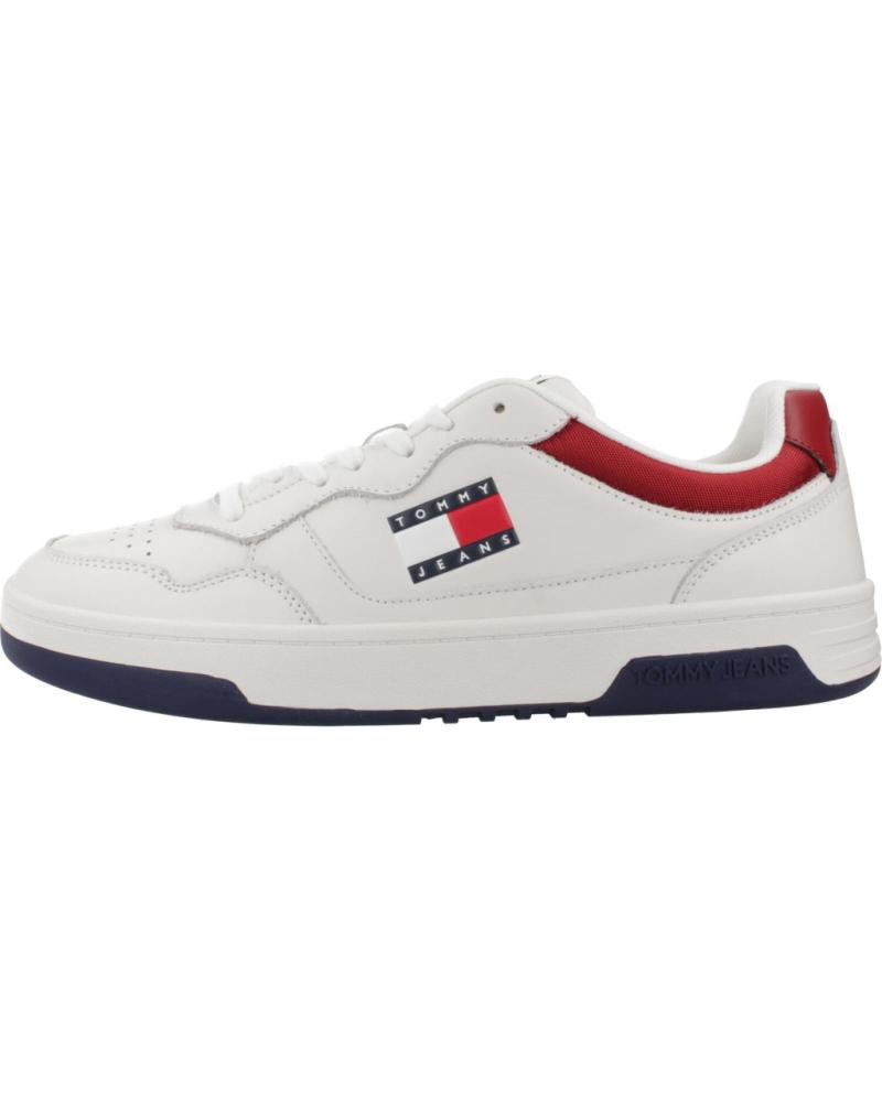 Deportivas de Hombre TOMMY JEANS ZAPATILLAS TJM CUPSOLE LEATHER ESS BLANCO