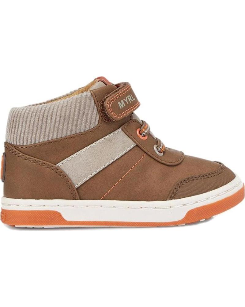 Botines de Niño MAYORAL BOTAS 42352 MODERNOS BOTINES DEPORTIVOS PARA BEBE MARRóN