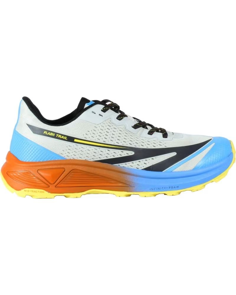 de hi-tec zapatillas trekking grey-blue-orange