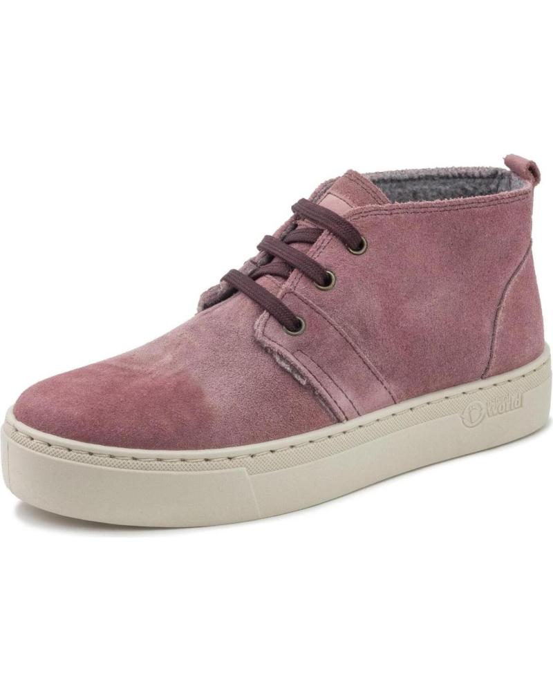 Botines de Mujer NATURAL WORLD BOTA DE MUJER 6121 M WOOL DE SERRAJE LILAS