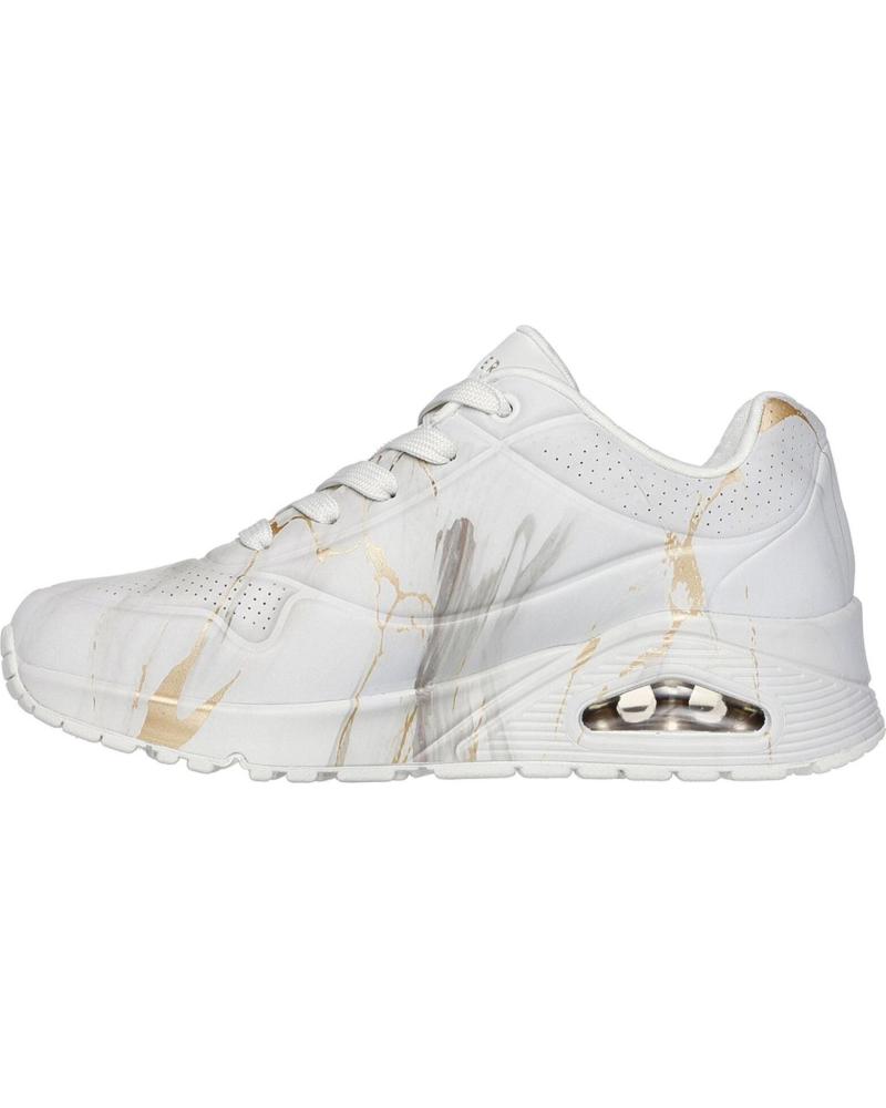 Deportivas de Mujer SKECHERS 155584 UNO - MARBLE MARVEL BEIGE