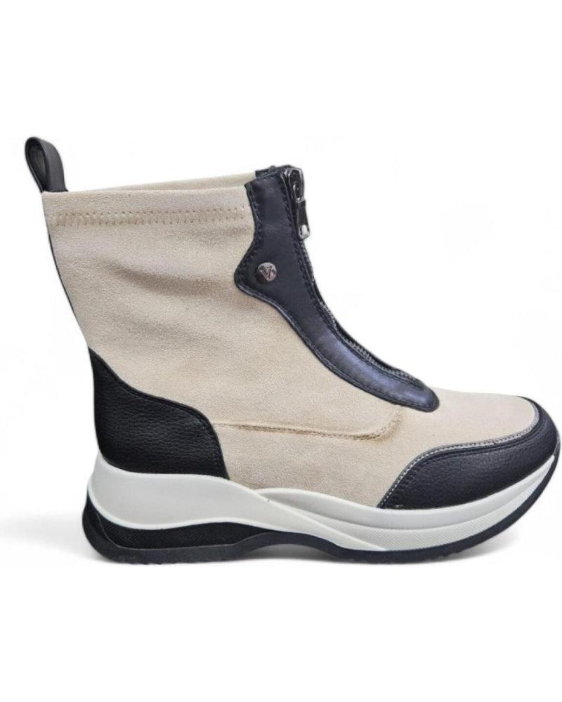 Botines de Mujer BREEZE BOTA CASUAL ELDA CREMALLERA MUJER BEIGE