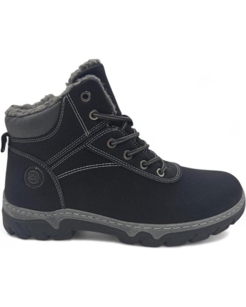 Botines de Hombre BREEZE BOTA HOMBRE CASUAL SHOES MODELO ORENSE NEGRO