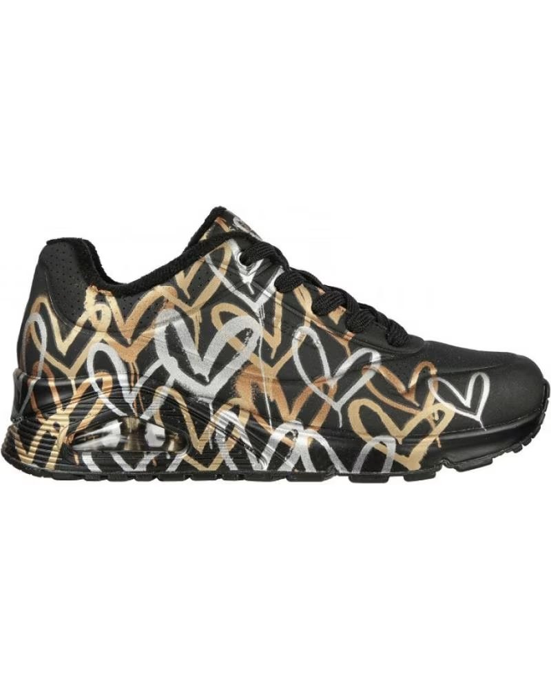 Skechers Uno-metallic Love 155523 Negro Varios Colores