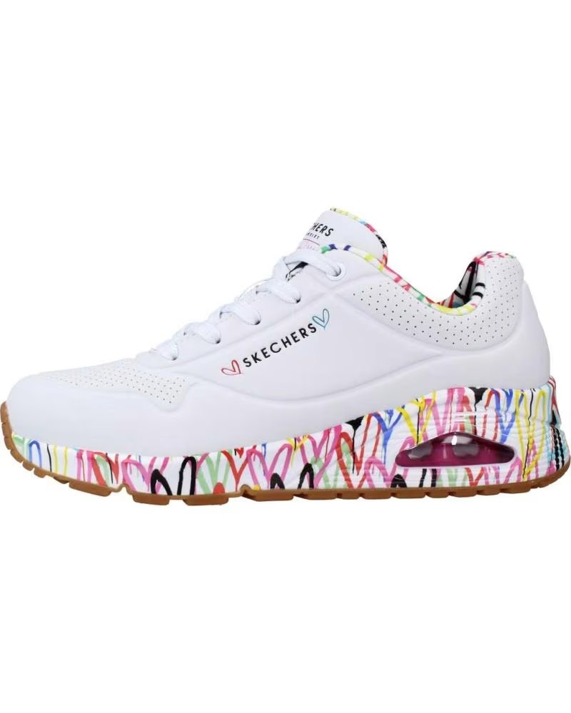 SKECHERS Zapatillas deportivas bajas 'Uno-Loving Love'  azul / amarillo / rojo / blanco natural – imagen 4