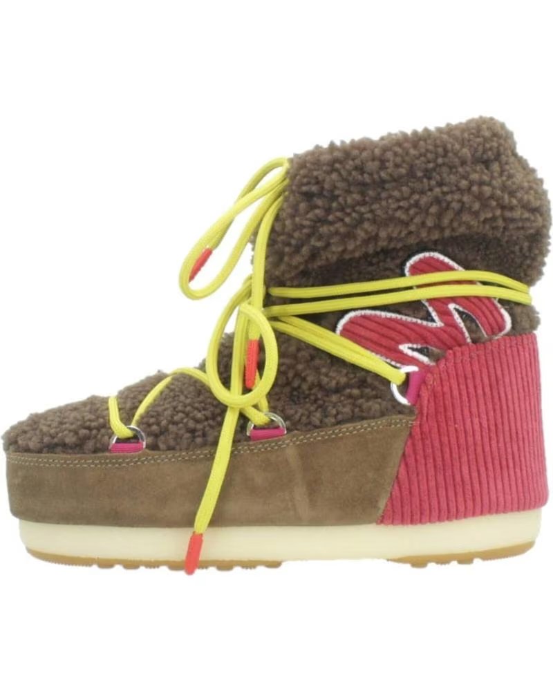 Moon Boot Botines Mujer Modelo Mb Light M Patch Shear Color Marron Brw Brwnrd