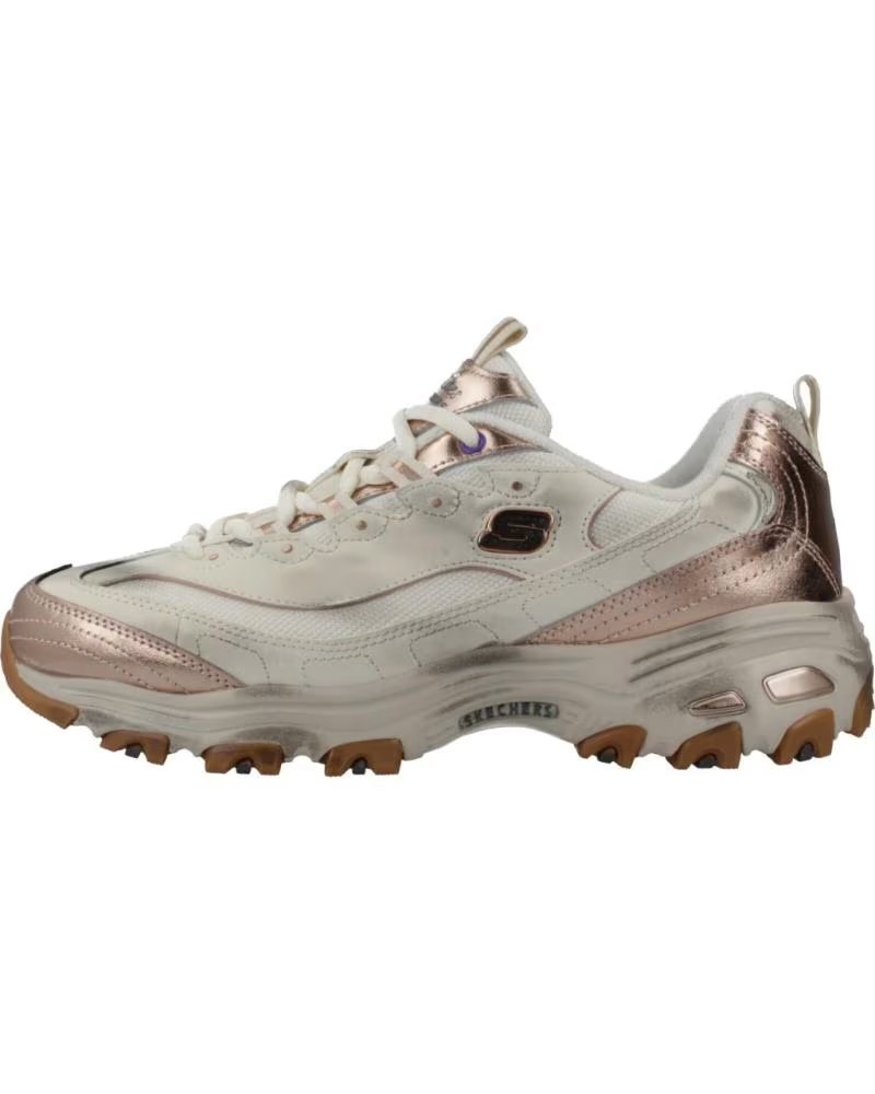 Skechers Zapatillas Mujer Modelo Dlites-vintage Visi Color Blanco Ntg Ntgd