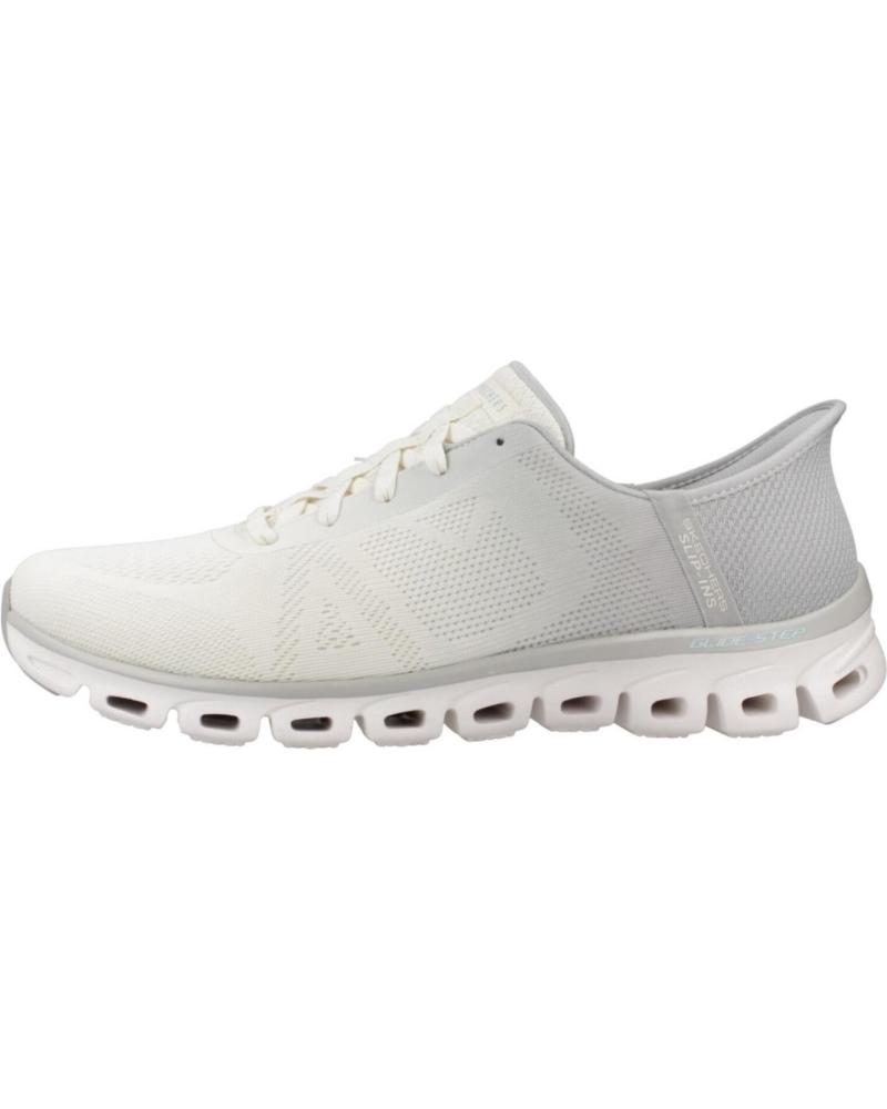 SKECHERS ZAPATILLAS MUJER MODELO GLIDE-STEP - EXCITE COLOR BLANCO GRY