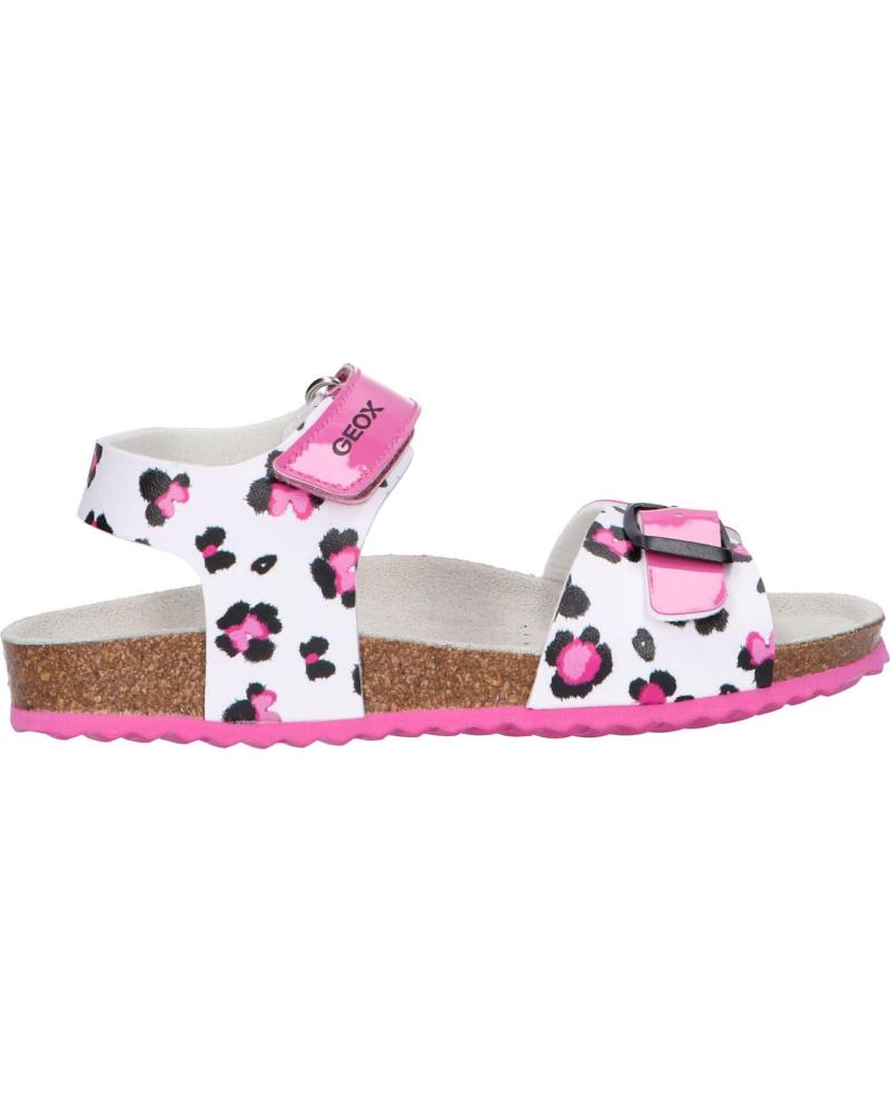 Sandalias de Niña GEOX J258MD 00402 J ADRIEL C0563 WHITE-FUCHSIA