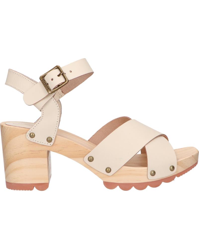 Sandalias de Mujer KICKERS 895160-50 KICK WISE 31 BLANC CASSE