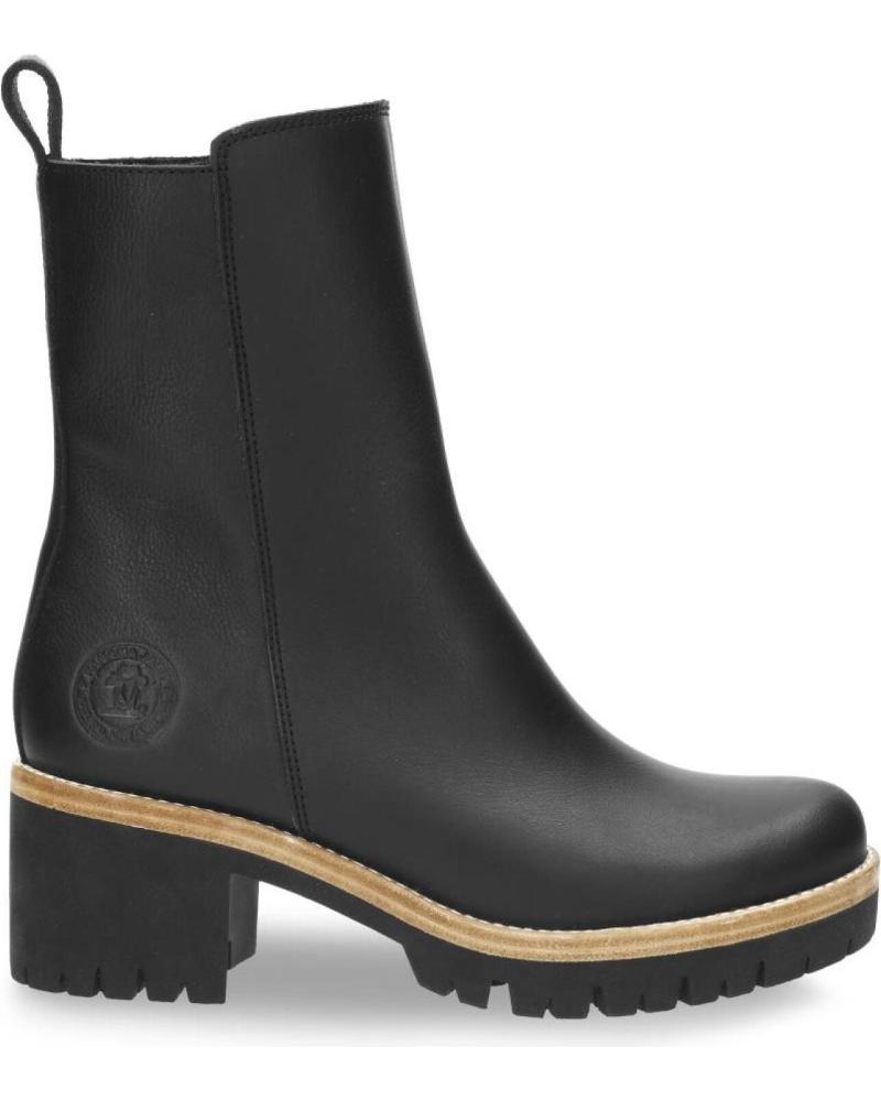 PANAMA JACK BOTINES POLET B1 DE NAPA COLOR NEGRO NEGRO