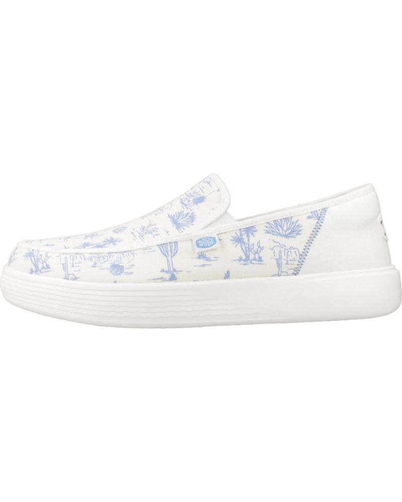 Deportivas de Hombre HEY DUDE ZAPATILLAS HOMBRE MODELO SUNAPEE COLOR BLANCO WITHBLUE