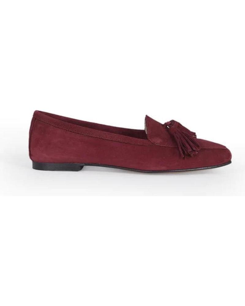 Sabrinas de Mulher MENINA STEP WOMENS CARDIFF SUEDE SANDALS BURGUNDY